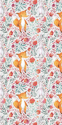 Rolgordijn voor het raam Dieren en planten