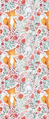 Rolgordijn voor het raam Dieren en planten