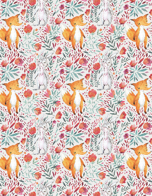 Rolgordijn voor het raam Dieren en planten