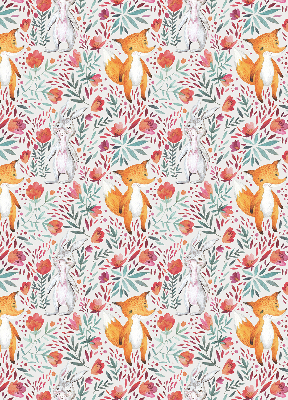 Rolgordijn voor het raam Dieren en planten