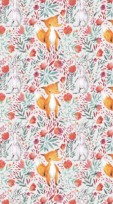 Rolgordijn voor het raam Dieren en planten