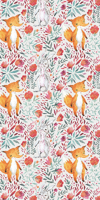 Rolgordijn voor het raam Dieren en planten