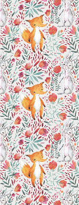 Rolgordijn voor het raam Dieren en planten