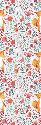 Rolgordijn voor het raam Dieren en planten