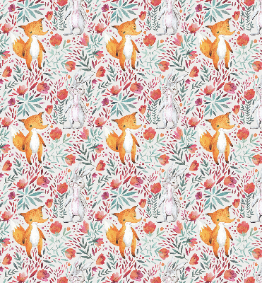 Rolgordijn voor het raam Dieren en planten