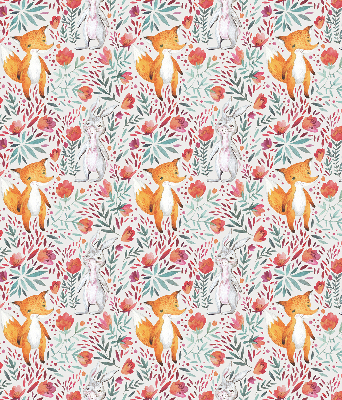 Rolgordijn voor het raam Dieren en planten