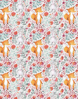 Rolgordijn voor het raam Dieren en planten