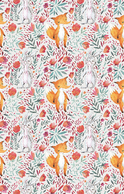 Rolgordijn voor het raam Dieren en planten