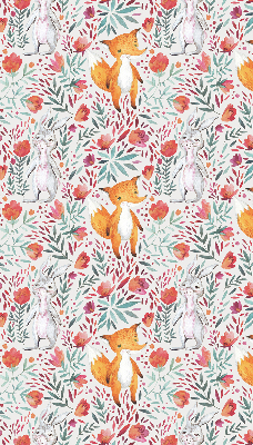 Rolgordijn voor het raam Dieren en planten