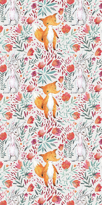 Rolgordijn voor het raam Dieren en planten