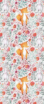 Rolgordijn voor het raam Dieren en planten