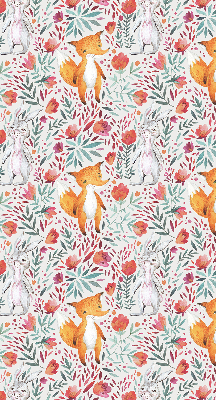 Rolgordijn voor het raam Dieren en planten