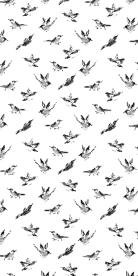 Rolgordijn voor het raam Vogels