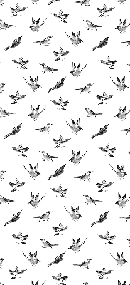 Rolgordijn voor het raam Vogels