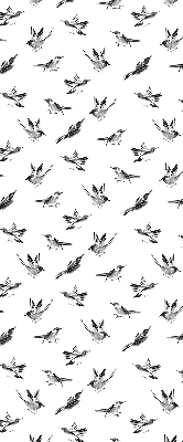 Rolgordijn voor het raam Vogels