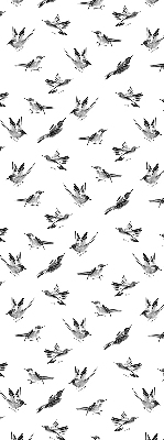 Rolgordijn voor het raam Vogels