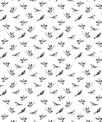 Rolgordijn voor het raam Vogels