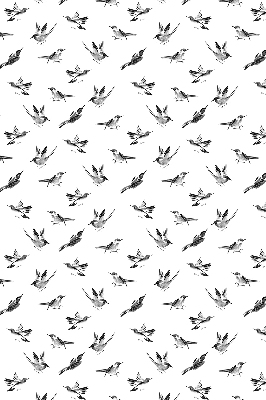 Rolgordijn voor het raam Vogels