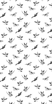 Rolgordijn voor het raam Vogels