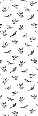 Rolgordijn voor het raam Vogels