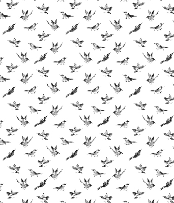 Rolgordijn voor het raam Vogels