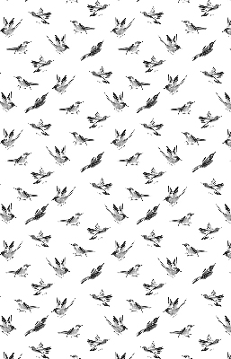 Rolgordijn voor het raam Vogels