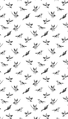 Rolgordijn voor het raam Vogels