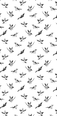 Rolgordijn voor het raam Vogels