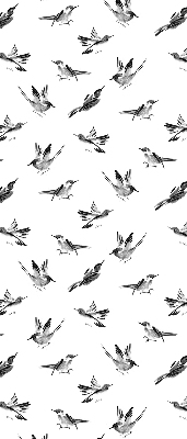 Rolgordijn voor het raam Vogels