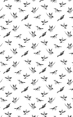 Rolgordijn voor het raam Vogels