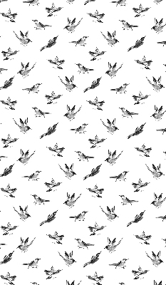 Rolgordijn voor het raam Vogels