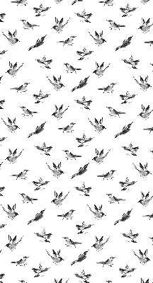 Rolgordijn voor het raam Vogels