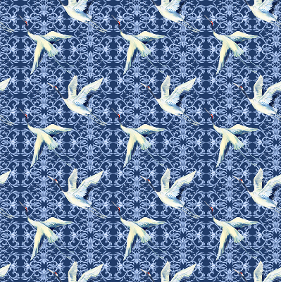 Rolgordijn verduisterend Reigers