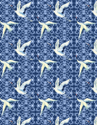 Rolgordijn verduisterend Reigers