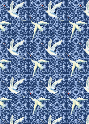 Rolgordijn verduisterend Reigers