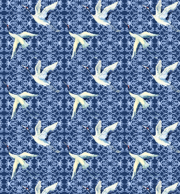 Rolgordijn verduisterend Reigers