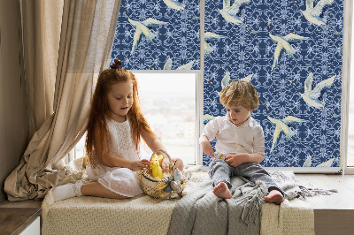 Rolgordijn verduisterend Reigers