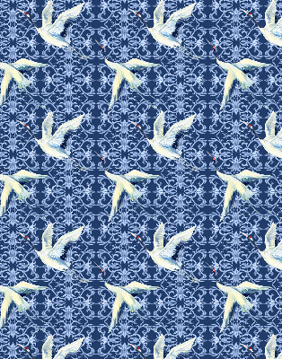 Rolgordijn verduisterend Reigers