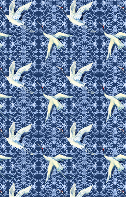 Rolgordijn verduisterend Reigers