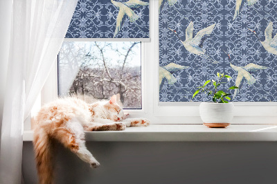 Rolgordijn verduisterend Reigers