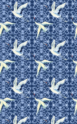 Rolgordijn verduisterend Reigers