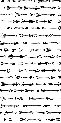 Rolgordijn verduisterend Schets van pijlen
