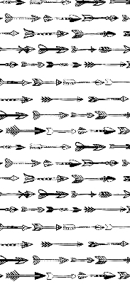 Rolgordijn verduisterend Schets van pijlen