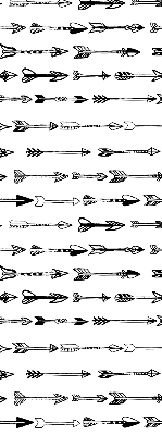 Rolgordijn verduisterend Schets van pijlen