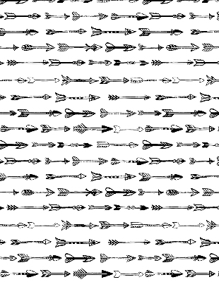 Rolgordijn verduisterend Schets van pijlen