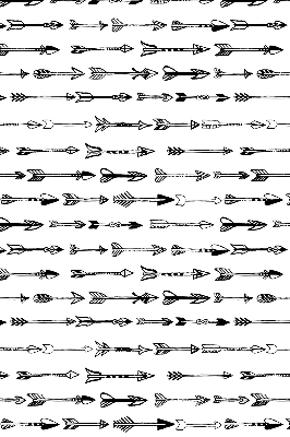 Rolgordijn verduisterend Schets van pijlen