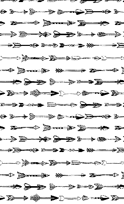 Rolgordijn verduisterend Schets van pijlen