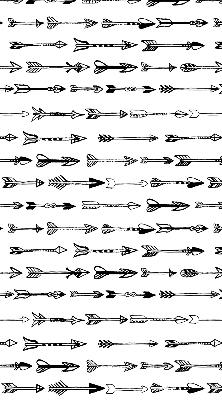 Rolgordijn verduisterend Schets van pijlen