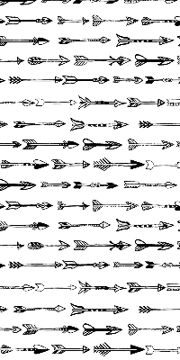 Rolgordijn verduisterend Schets van pijlen
