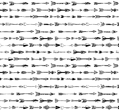 Rolgordijn verduisterend Schets van pijlen